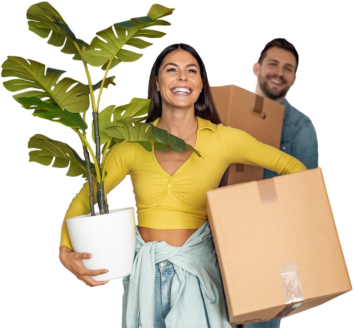 Young couple renting a house in Basildon